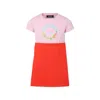Versace Logo-print Dress In Multicolor