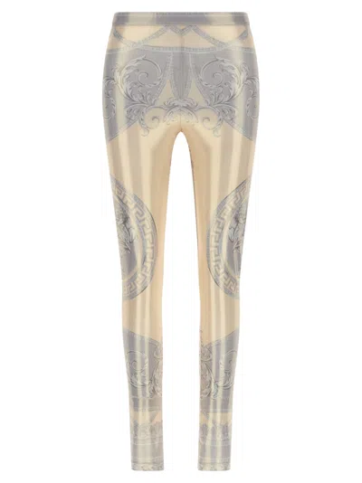 VERSACE MULTICOLOR LA COUPE DES DIEUX LEGGINGS