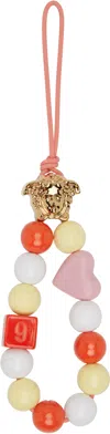 Versace Multicolor 'la Medusa' Charm Keychain