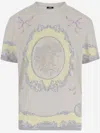 Versace Multicolor Logo Crewneck T-shirt