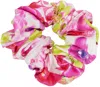 Versace Multicolor Medusa Scrunchie In 5w020 White+pink