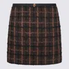 Versace Multicolor Wool Shorts In Mutlicolor