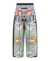 Versace Multicolored Silk Pants In Multi