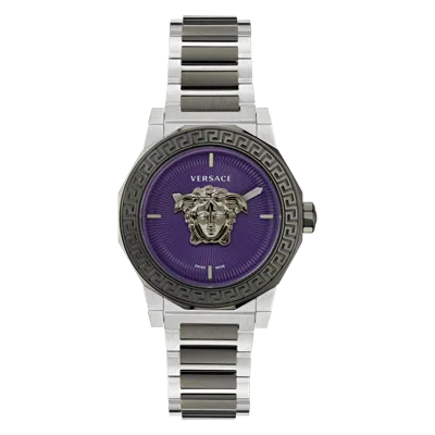 Pre-owned Versace Multicolour Womens Analogue Watch Medusa Deco Ve7b00523