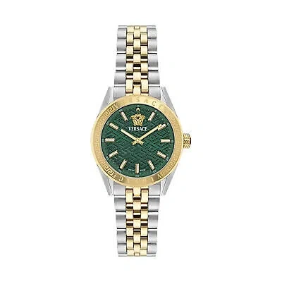 Pre-owned Versace Multicolour Womens Analogue Watch V-code Ve8i00424