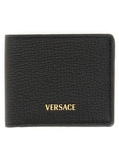 Versace "myth" Portfolio In Black