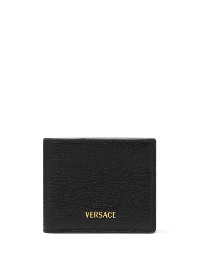 Versace Myth Wallet In Black