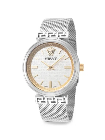 Versace Mythos 36mm Watch In Gray