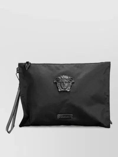 Versace Na Na Nylon Clutch Bag