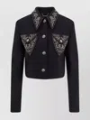 Versace Informal Jacket Responsible Light Weight Double Wo In Black