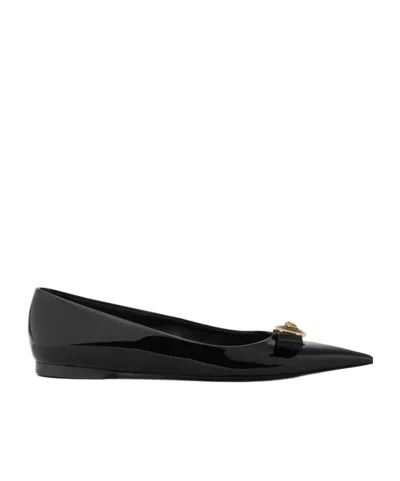 VERSACE VERSACE POINTED TOE BALLET FLATS