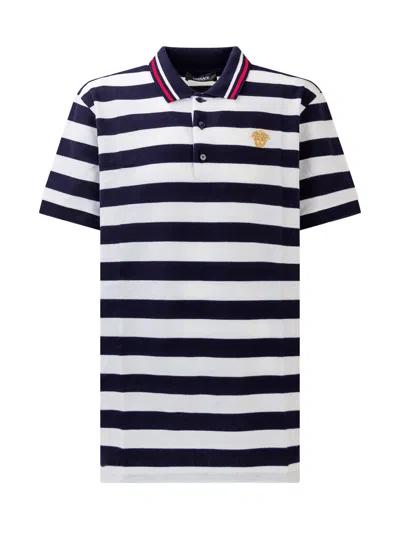 VERSACE NAUTICAL STRIPE POLO