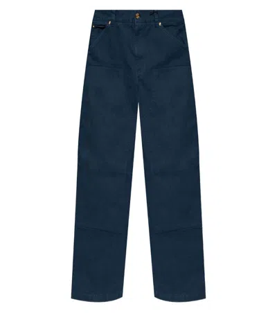 Versace Navy Blue Straight Fit Jeans