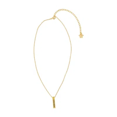 Versace Necklace - Metal - Gold In Red