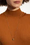 Versace Necklace With Charm In Gold