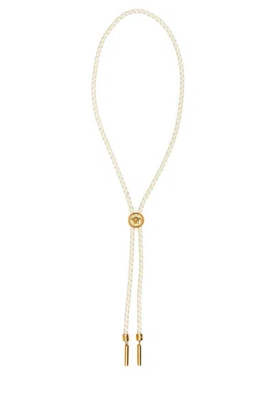 Versace Necklaces In White