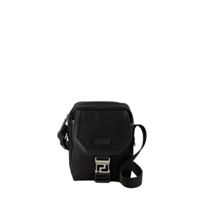 Versace Neo Nylon Crossbody - Nylon - Black