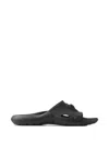 Versace Nettuno Medusa Head Open-toe Sliders In Black