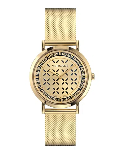 Versace New Generation Bracelet Watch In Gold