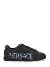 Versace Greek Sneakers With Logo In Multicolor