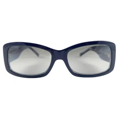 Pre-owned Versace New Vintage Gianni  Mod 4146b Purple & Silver 2000 's Italy Sunglasses