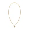 Versace Nut And Bolt Necklace In Yellow