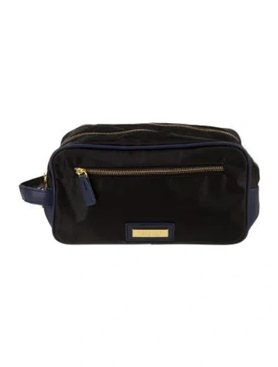 Pre-owned Versace Nylon Belt Bag In Blue