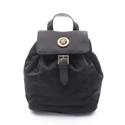 Versace Nylon Black Backpacks