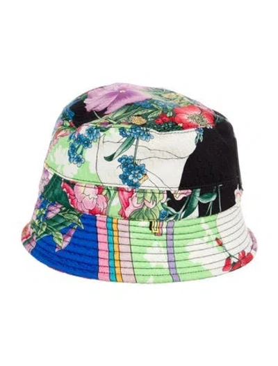 Pre-owned Versace Nylon Bucket Hat In Multi