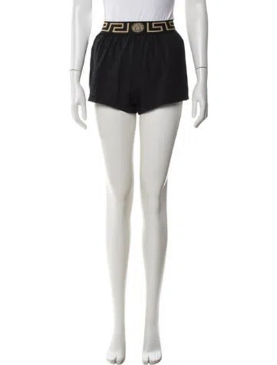 Pre-owned Versace Nylon Graphic Print Pajamas In Black