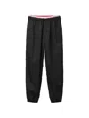 Versace Greca Pattern Beach Joggers Lightweight In Black
