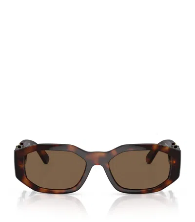 Versace Nylon Sunglasses In Brown