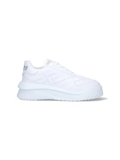 Versace "odissea Greca" Sneakers In White