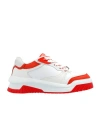 Versace Odissea Lace-up Sneakers In White