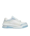 Versace Odissea Leather Sneakers In White