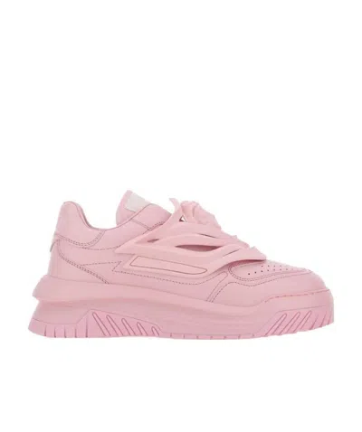 Versace Odissea Low-top Sneakers In Pink