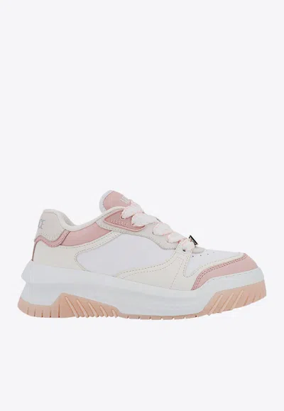 Versace Odissea Low-top Sneakers In White