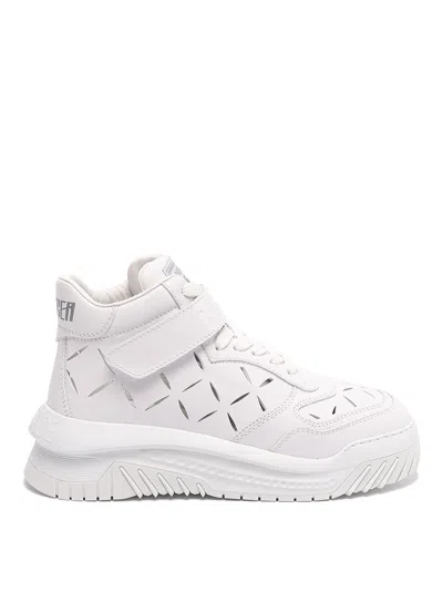 VERSACE `ODISSEA` MID-TOP SNEAKERS