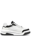 Versace Mesh Low Top Sneakers In White