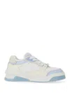Versace Odissea Leather Sneakers In White