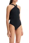 Versace Lycra Vita One-piece Swimsuit In Black