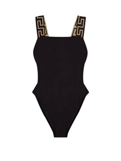 VERSACE VERSACE ONE PIECE SWIMSUIT WITH GREEK BORDER