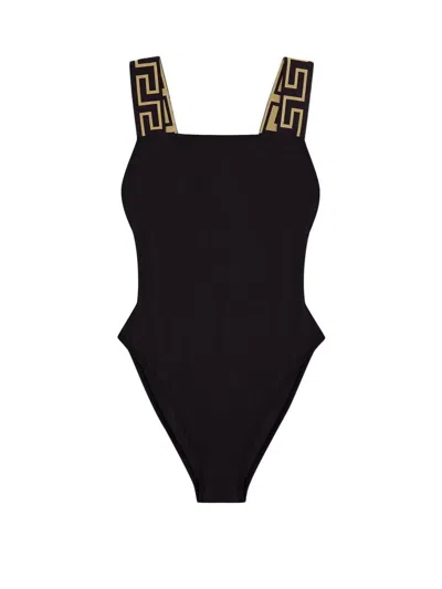 VERSACE VERSACE ONE PIECE SWIMSUIT WITH GREEK BORDER