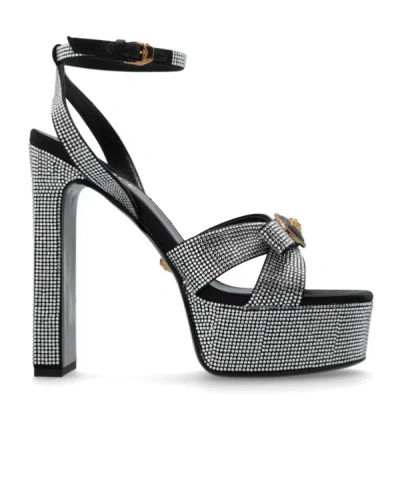 Versace Open-toe High-heeled Sandals
