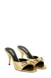 Versace Opera Bow Slide Sandal In Multi