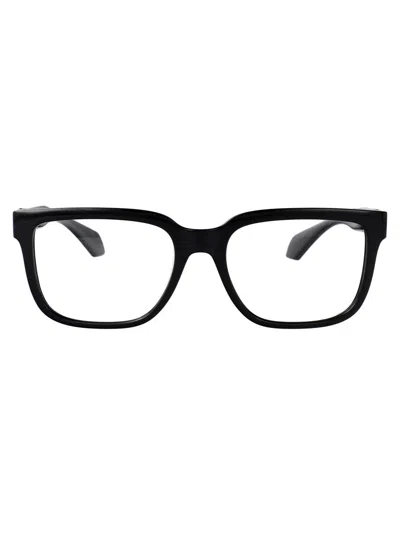 Versace Medusa-plaque Eyeglasses In Weiss