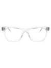 Versace 50mm Pillow Optical Glasses In Crystal