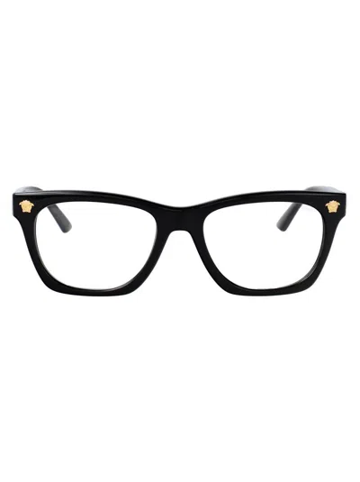 Versace Logo Flat Mirror In Black