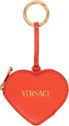 Versace Orange '' Tag Coin Pouch