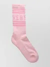 VERSACE ORGANIC COTTON SOCKS FEATURING STRIPED PATTERN